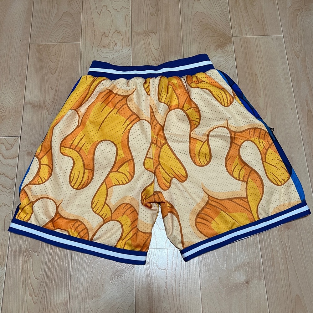 Vibrant Graphic Basketball Shorts